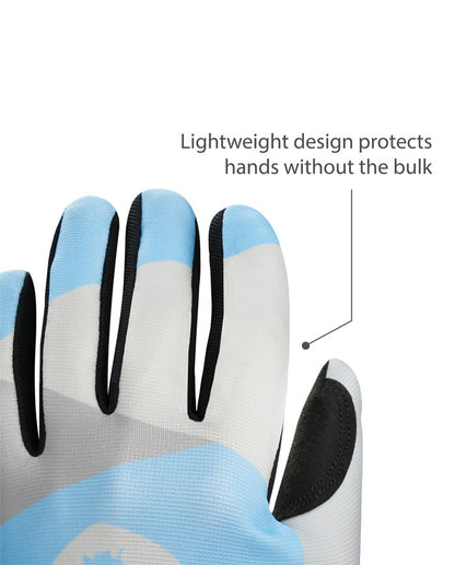Harbinger Shield Protect Vollfinger Fitnesshandschuhe Women, blau/grau