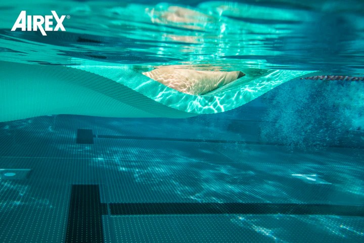 Airex Hercules Fitnessmatte wasserblau - L200 x B100 D2.5cm