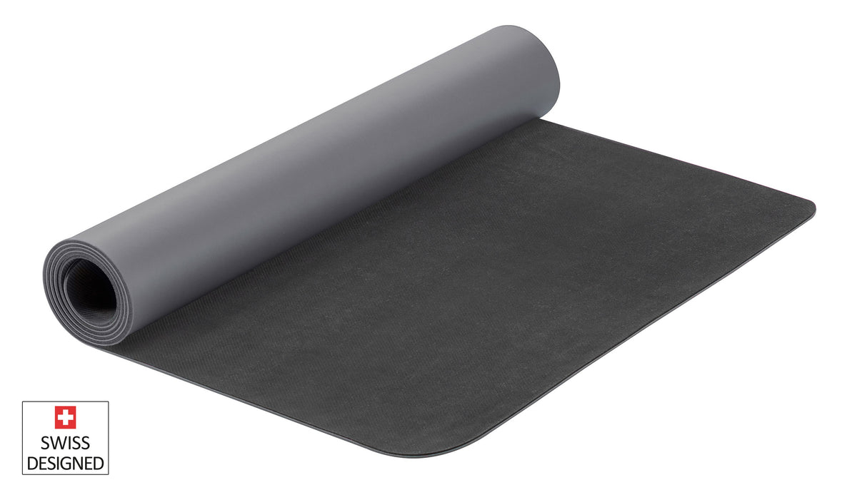 Airex Yogamatte ECO Grip anthrazit - L183 x B61 x D0,4cm