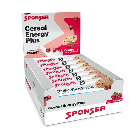 Sponser Cereal Energy Plus Riegel 15 x 40g