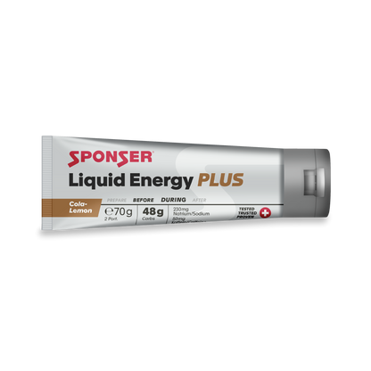 Sponser Liquid Energy Plus Cola-Lemon 18 x 70g Tube