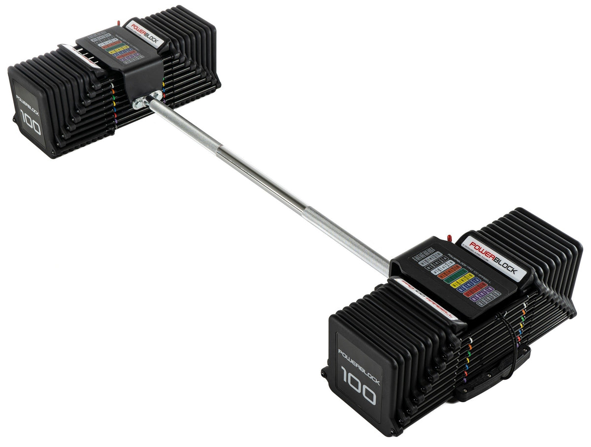 PowerBlock Langhantel zu PRO100 EXT