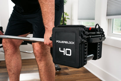 PowerBlock Langhantel zu PRO100 EXT