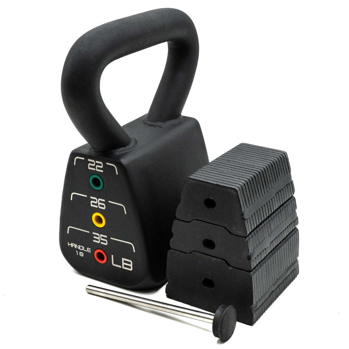 PowerBlock Verstellbare Kettlebell 8/10/12/16kg