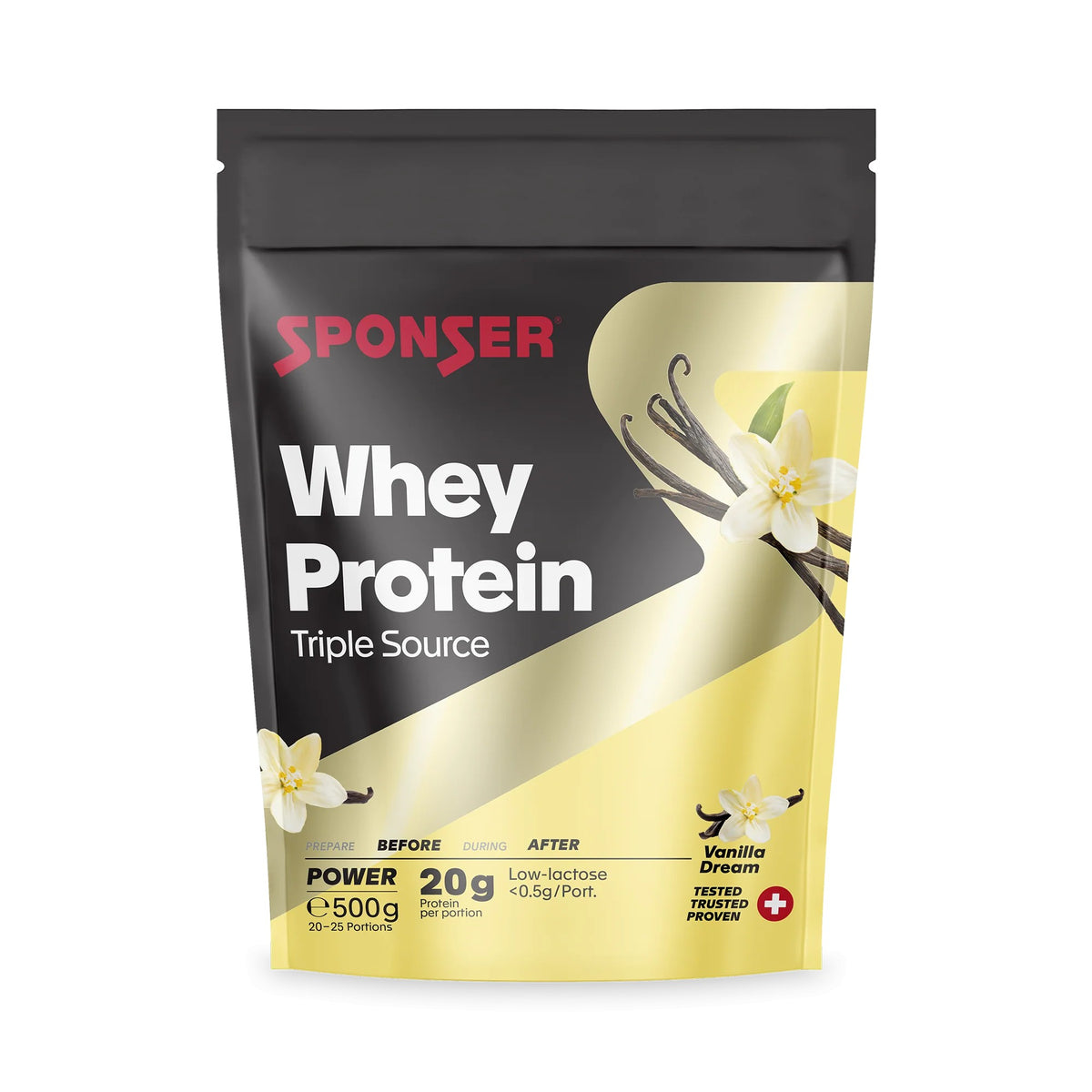 Sponser Whey Triple Source Protein 500g Beutel