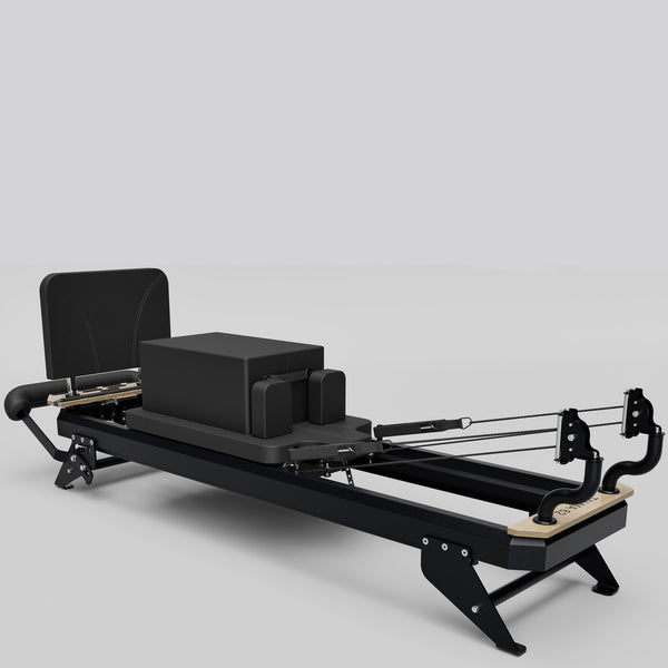 Hegren Pilates Reformer TALMA 62  Box & Jumpboard Set, black