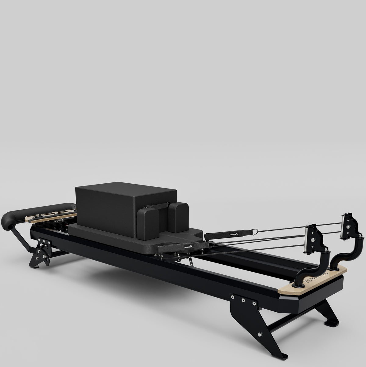 Hegren Pilates Reformer TALMA 62  Box & Jumpboard Set, black