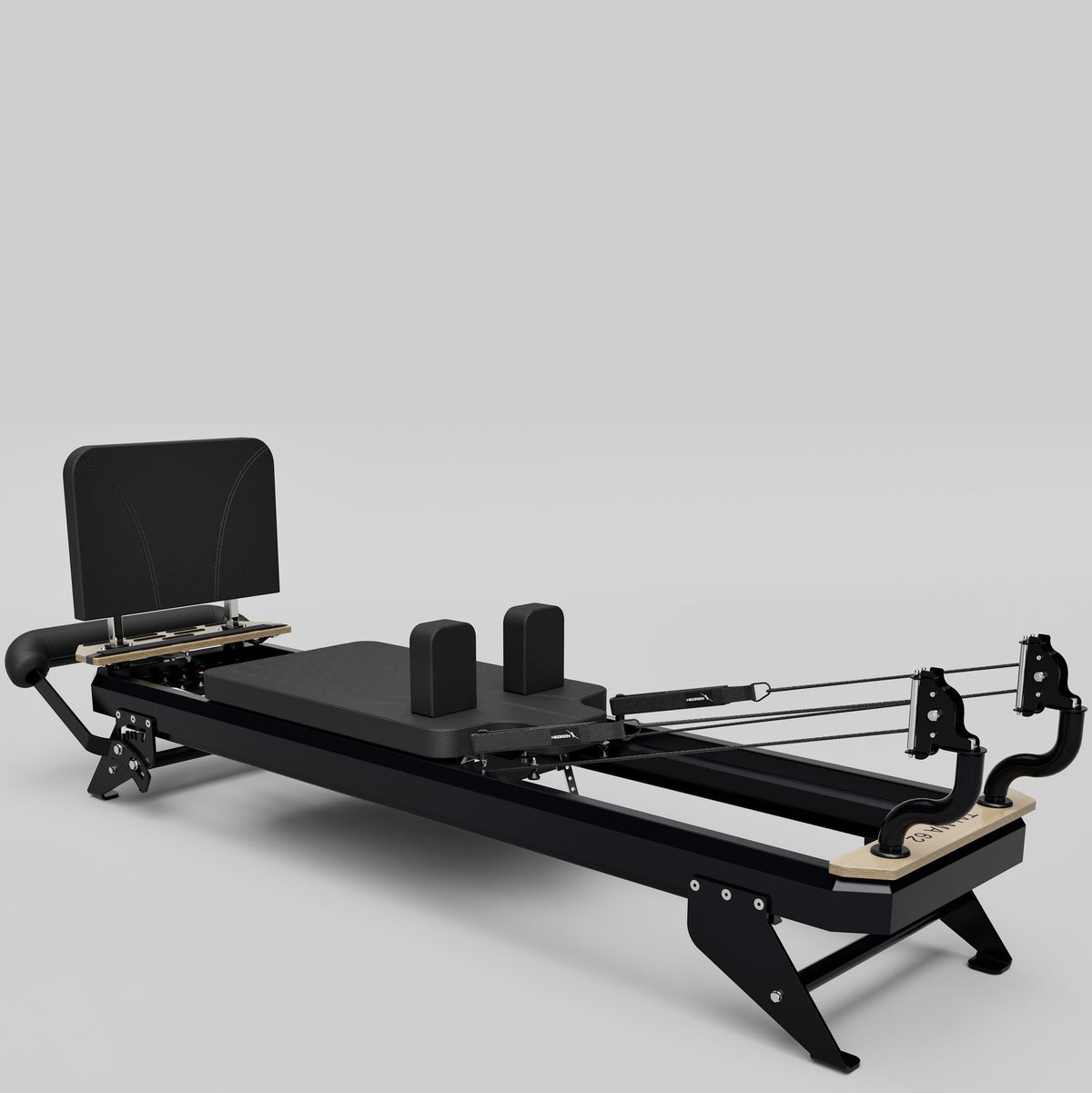 Hegren Pilates Reformer TALMA 62  Box & Jumpboard Set, black