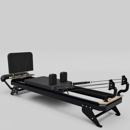 Hegren Pilates Reformer TALMA 62  Box & Jumpboard Set, black