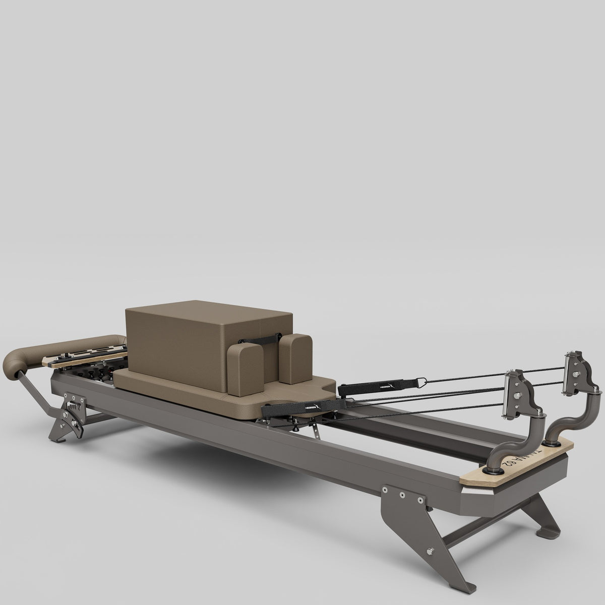 Hegren Pilates Reformer TALMA 62  Box & Jumpboard Set, quartz grey