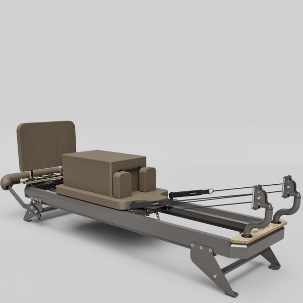 Hegren Pilates Reformer TALMA 62  Box & Jumpboard Set, quartz grey