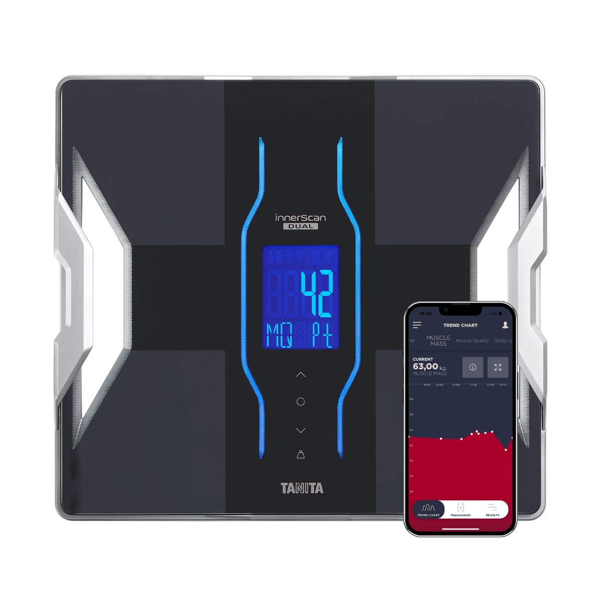 Tanita RD-953 Körperanalysewaage, schwarz