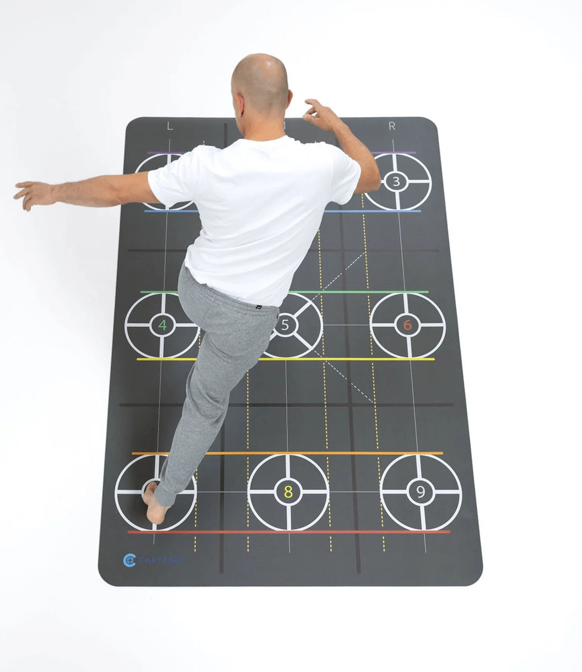 Cartesio Trainingsmatte Grid, 210x140x0.5cm