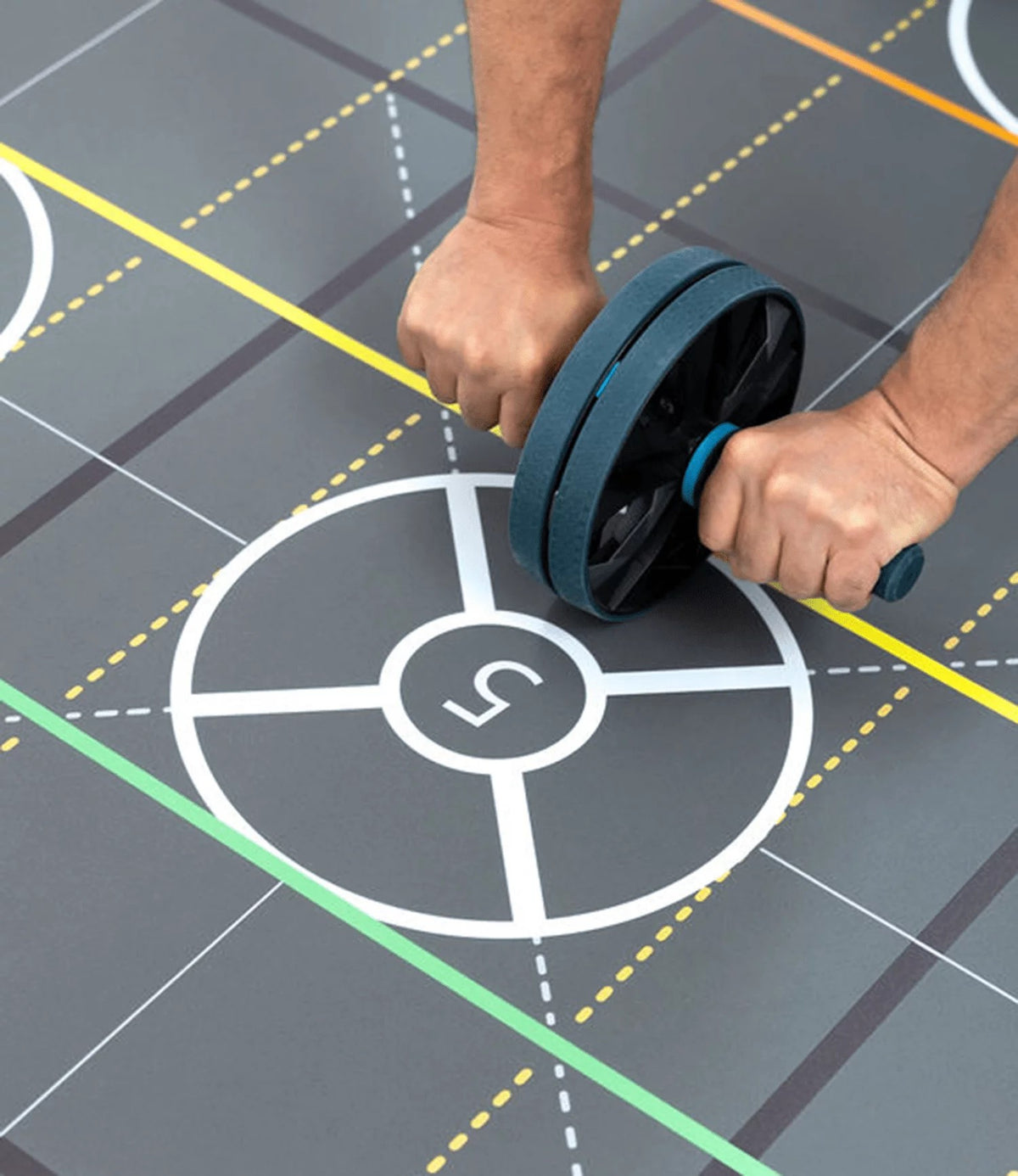 Cartesio Trainingsmatte Grid, 210x140x0.5cm