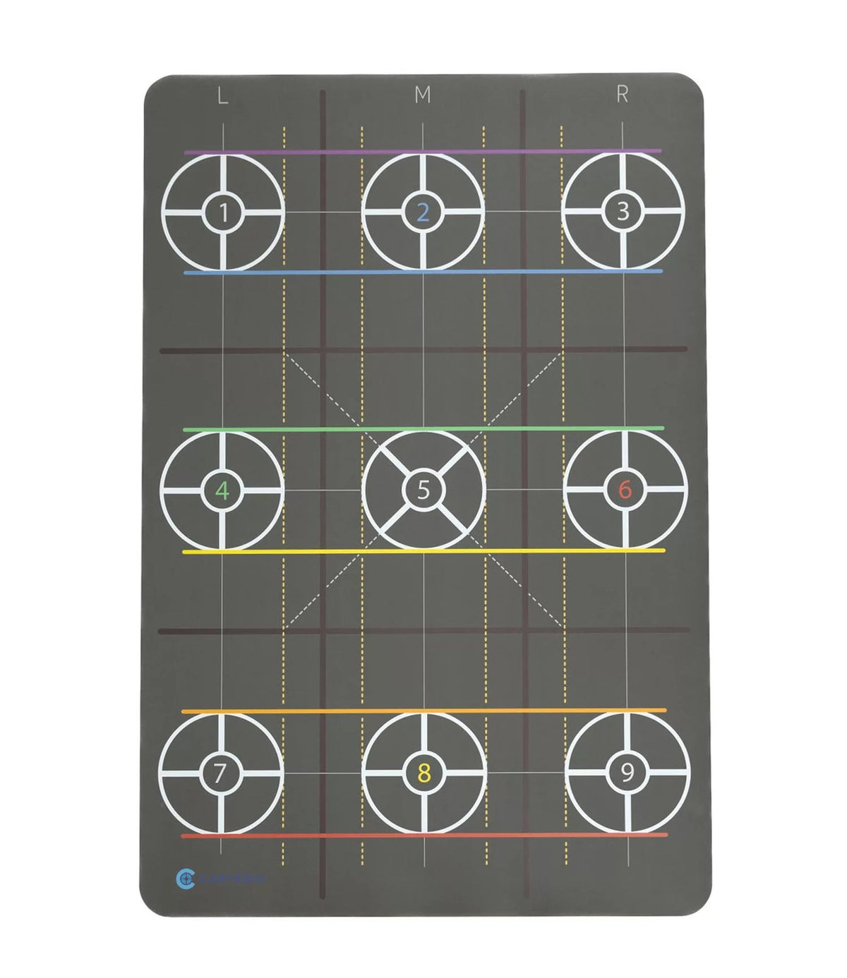 Cartesio Trainingsmatte Grid, 210x140x0.5cm