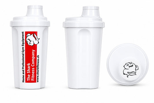 Shark Fitness Schüttelbecher weiss, 0.7l