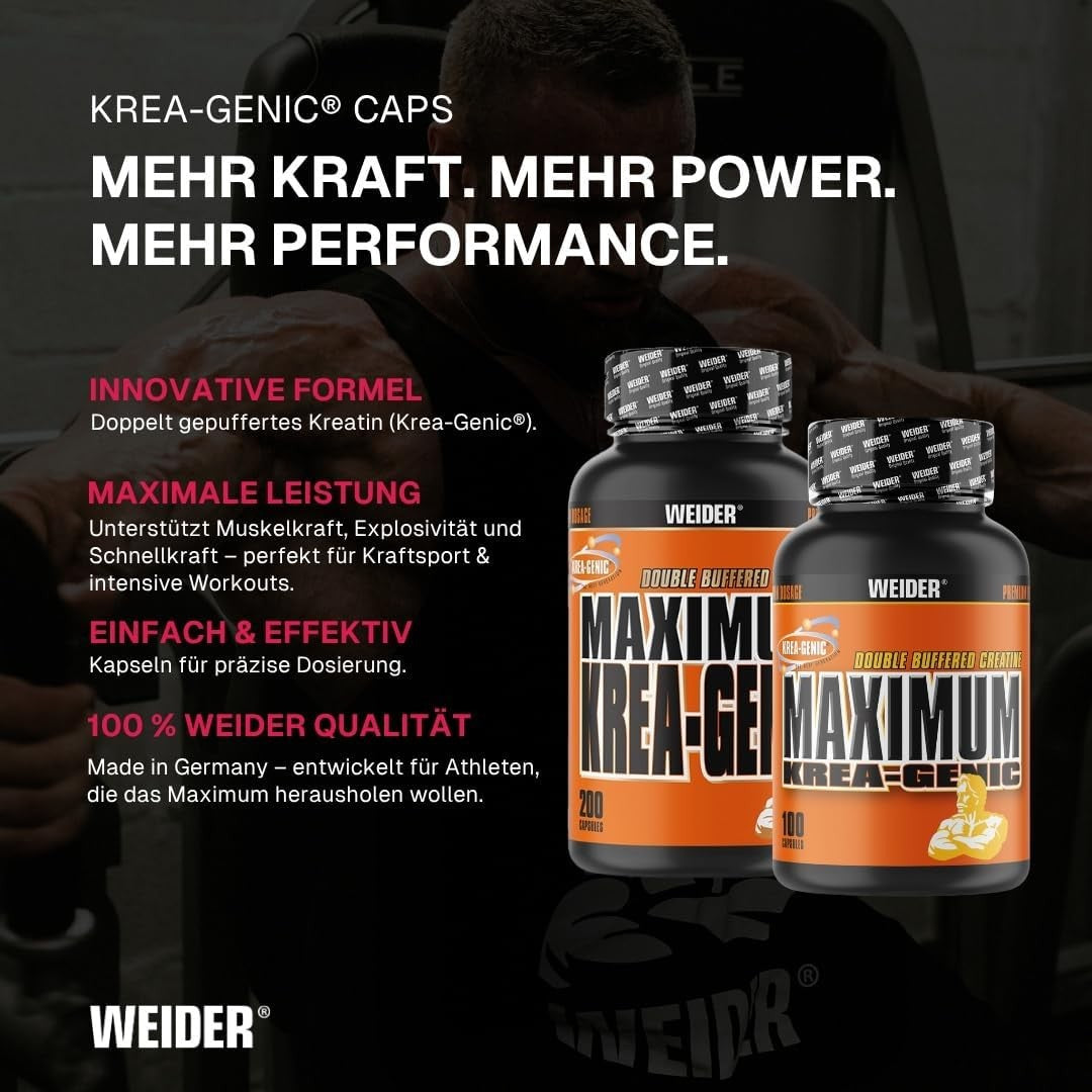 Weider Maximum Krea-Genic 200 Kapseln