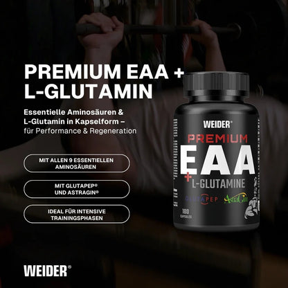 Weider Premium EAA +L-Glutamine 180 Kapseln