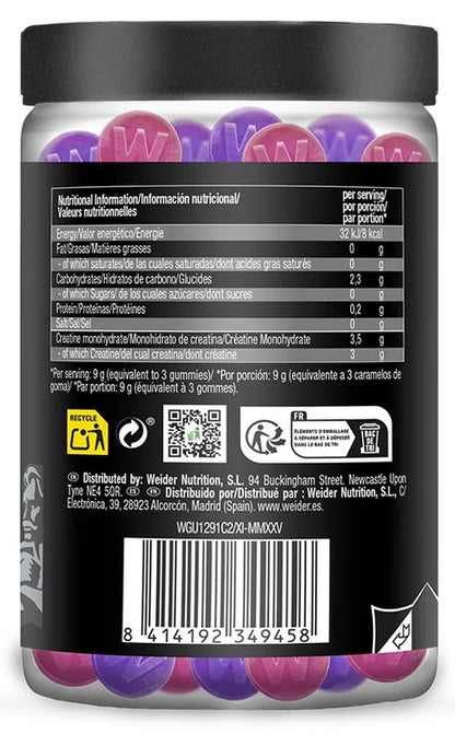 Weider Micronized Creatine Gummies 60 Stück