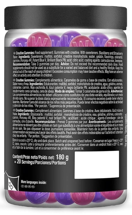 Weider Micronized Creatine Gummies 60 Stück