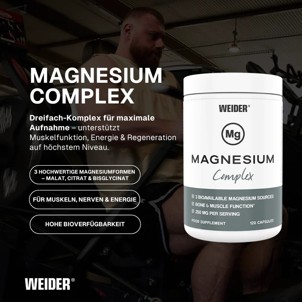 Weider Magnesium Komplex 120 Kapseln