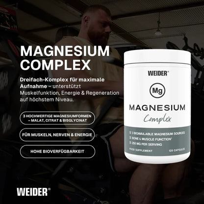Weider Magnesium Komplex 120 Kapseln