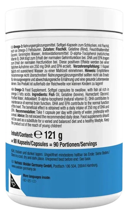 Weider Omega 3 Superior 90 Kapseln