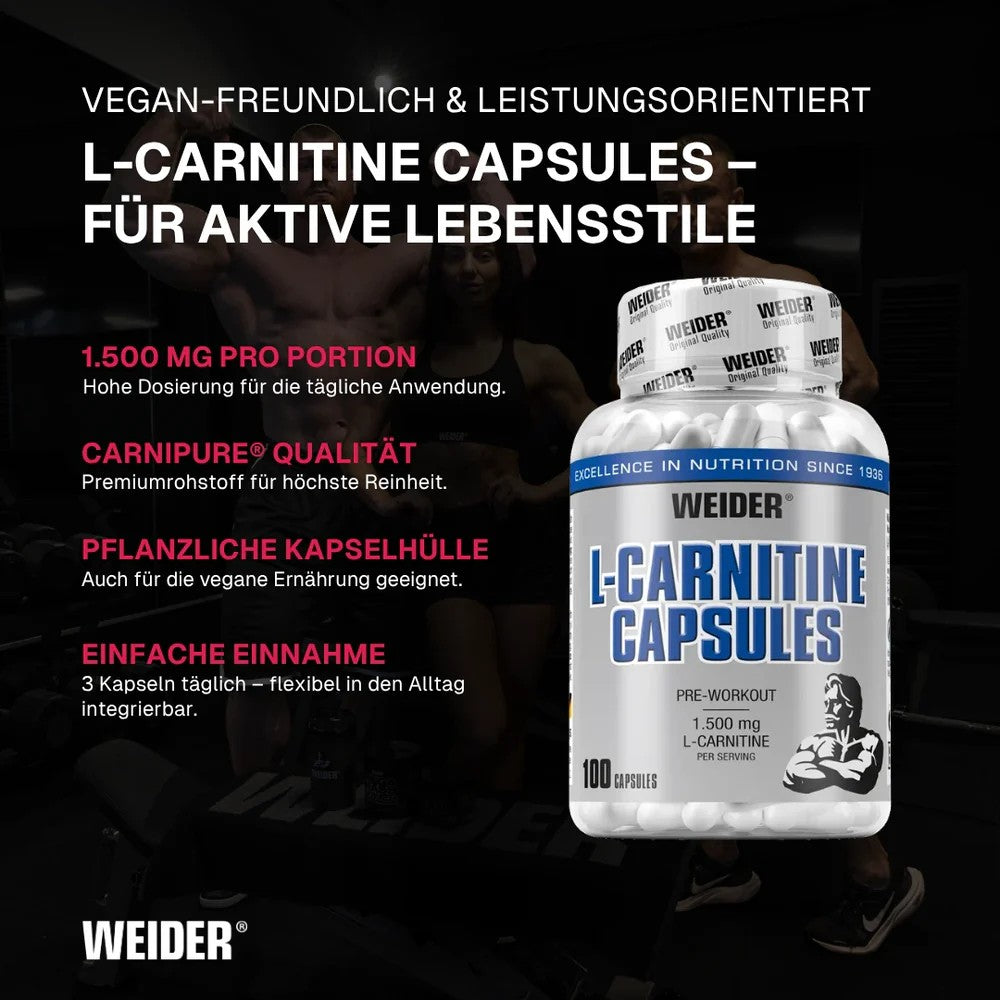 Weider L-Carnitine 100 Kapseln