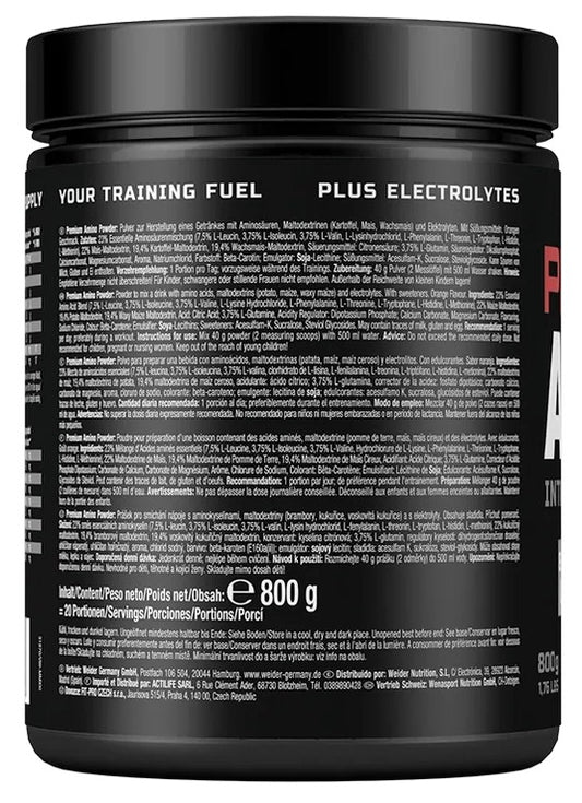 Weider Premium Amino Pulver 800g Dose
