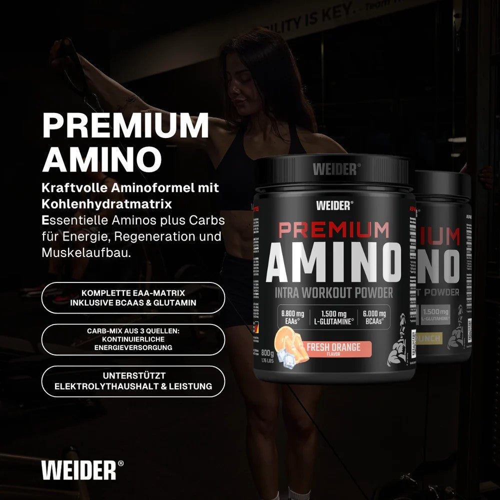 Weider Premium Amino Pulver 800g Dose