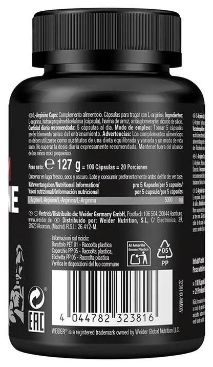 Weider L-Arginine 100 Kapseln
