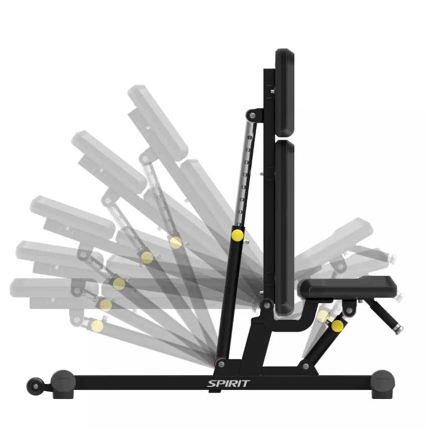 Spirit Fitness Commercial Adjustable Bench (SP-4204)
