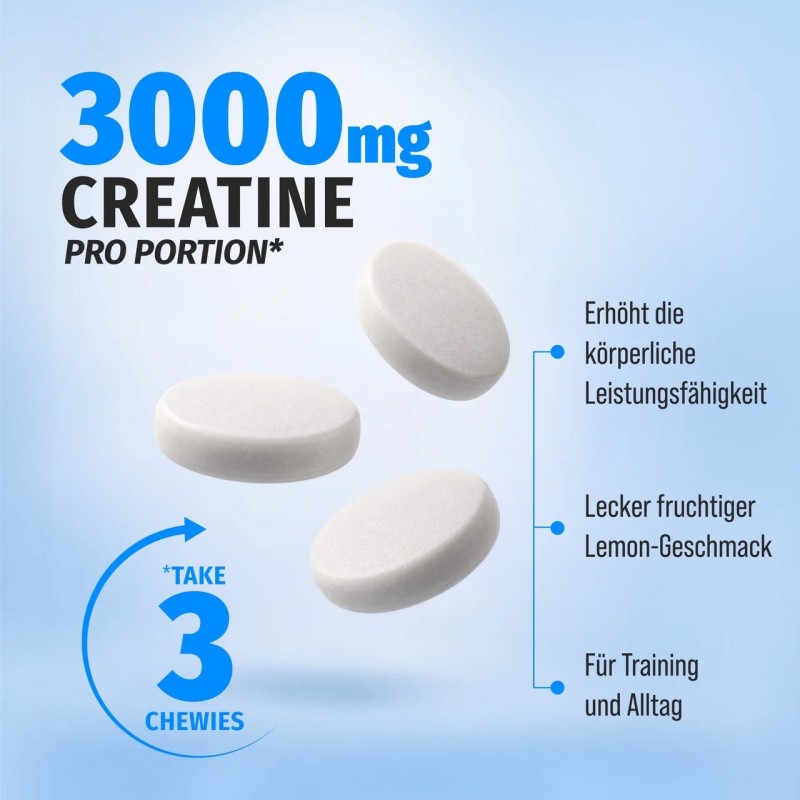 All Stars Creatine Chewies 90 Kautabletten