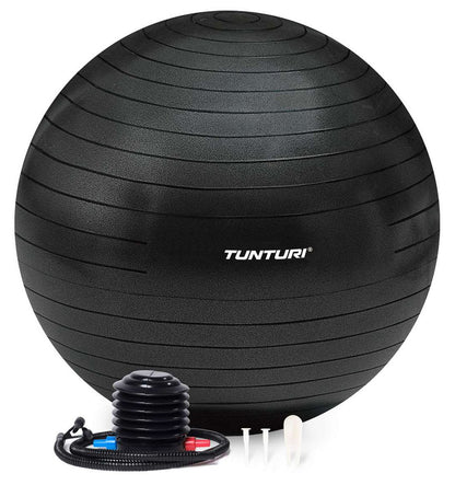 Tunturi ABS Gymnastikball reissfest, Schwarz