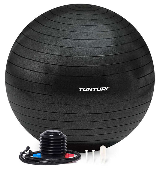 Tunturi ABS Gymnastikball reissfest, Schwarz