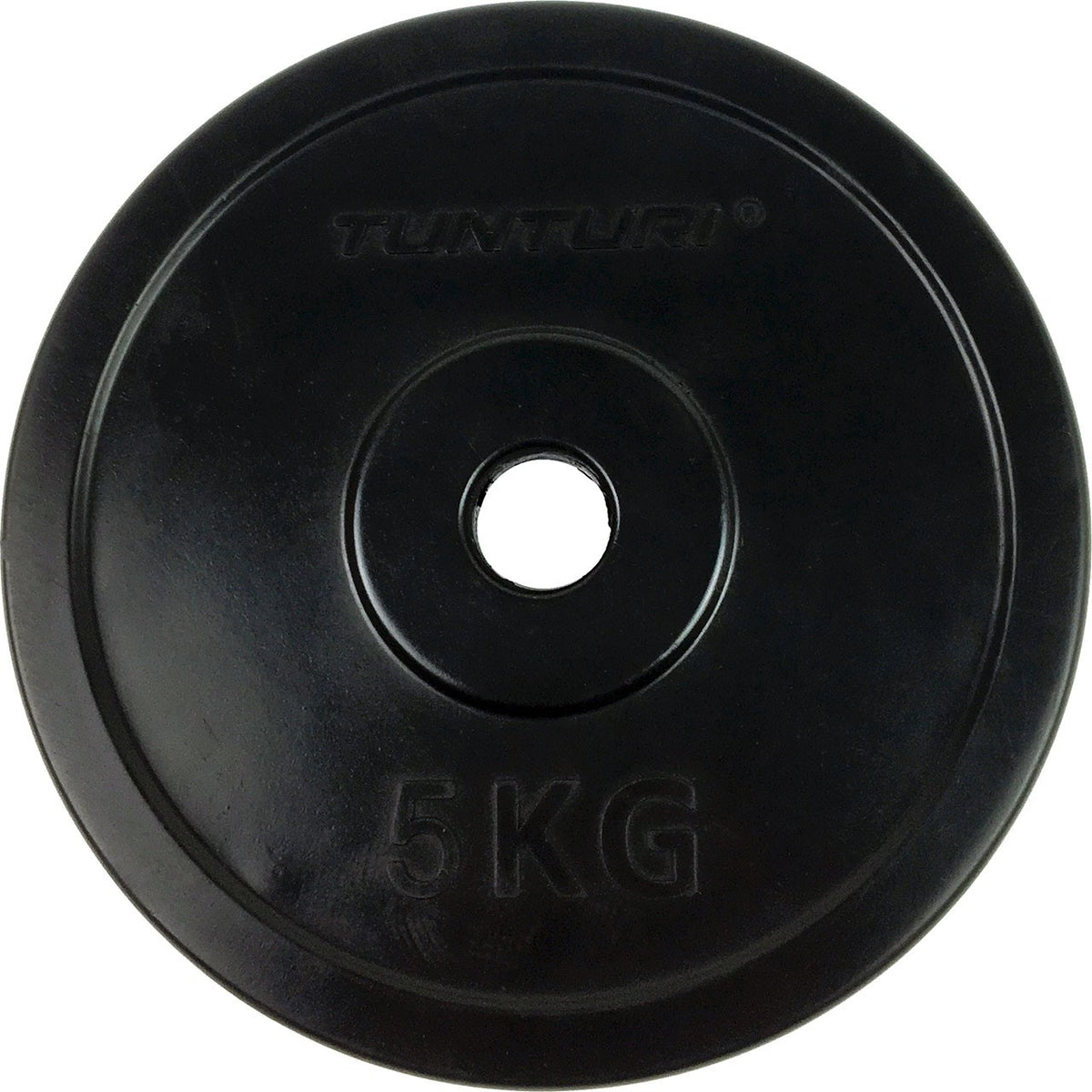 Hantelscheiben 31mm, schwarz, gummiert