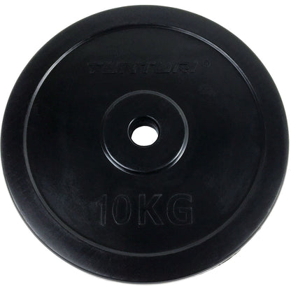 Hantelscheiben 31mm, schwarz, gummiert