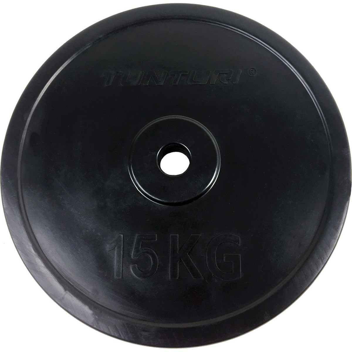 Hantelscheiben 31mm, schwarz, gummiert