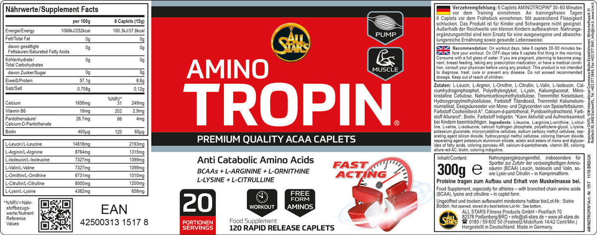 All Stars AminoTropin 120 Tabletten