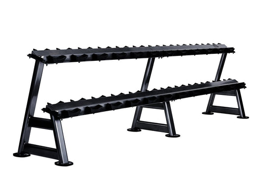 Jordan Kurzhantelständer für 24KH - 2-lagig,schwarz (JTDR-08-12N)