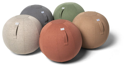 VLUV SOVA Stoff-Sitzball, ash, 60-65cm