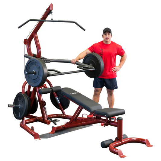 Body Solid Corner Leverage Gym inklusive Bank GLGS100P4