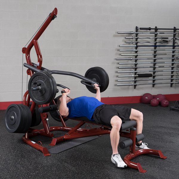 Body Solid Corner Leverage Gym inklusive Bank GLGS100P4