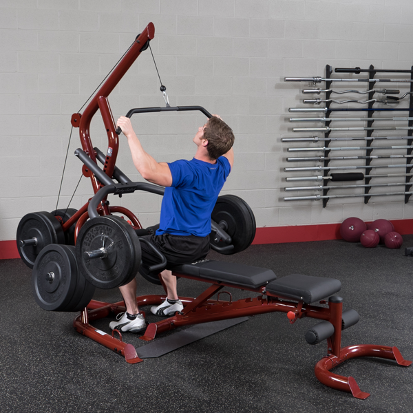 Body Solid Corner Leverage Gym inklusive Bank GLGS100P4
