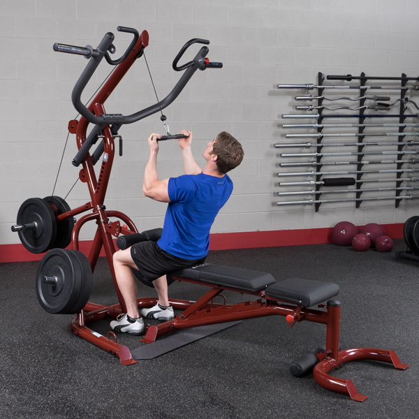 Body Solid Corner Leverage Gym inklusive Bank GLGS100P4