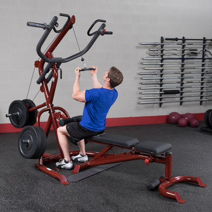 Body Solid Corner Leverage Gym inklusive Bank GLGS100P4