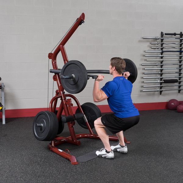 Body Solid Corner Leverage Gym inklusive Bank GLGS100P4