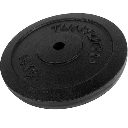 Tunturi Hantelscheiben 31mm, schwarz, guss