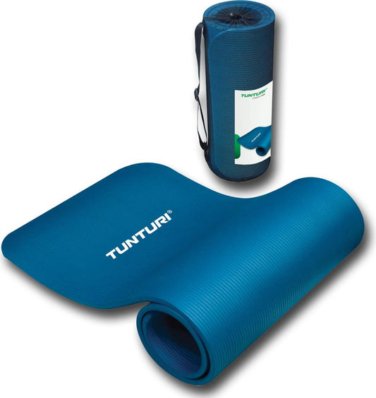 Tunturi NBR Fitnessmatte, blau