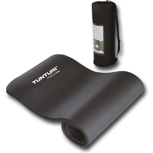 Tunturi NBR Fitnessmatte, schwarz